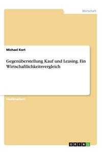 Gegenüberstellung Kauf und Leasing. Ein Wirtschaftlichkeitsvergleich