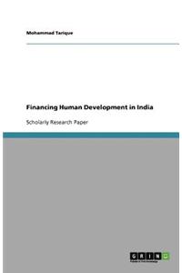 Financing Human Development in India