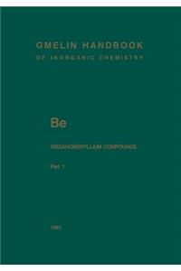 Be Organoberyllium Compounds