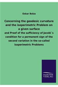 Concerning the Geodesic Curvature and the Isoperimetric Problem on a Given Surface