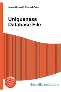 Uniqueness Database File