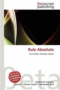 Rule Absolute