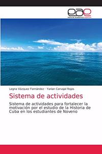 Sistema de actividades