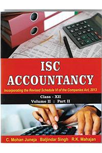 ISC ACCOUNTANCY for class XII PART-2