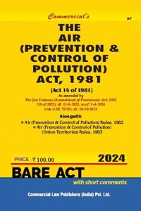 Air Prevention and Control of Pollution Act, 1981 As Amended by The Jan Vishwas (Amendment of Provisions) Act, 2023