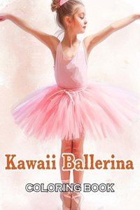 Kawaii Ballerina Coloring Book