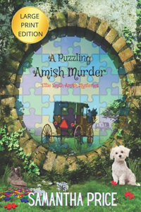 Puzzling Amish Murder LARGE PRINT