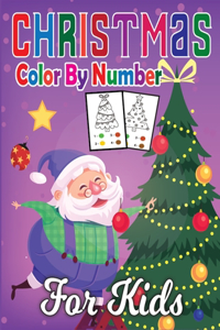 Christmas Color By Number For Kids