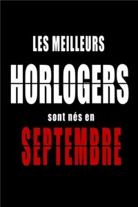 Les Meilleurs Horlogers sont nés en Septembre carnet de notes