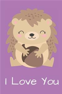 Hedgehog Notebook
