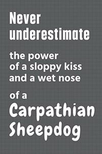 Never underestimate the power of a sloppy kiss and a wet nose of a Carpathian Sheepdog