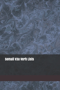 Somali V3a Verb Lists