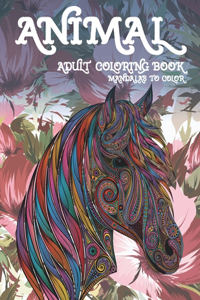 Adult Coloring Book Mandalas to Color Animal