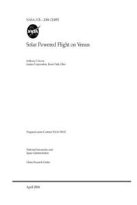 Solar Powered Flight on Venus