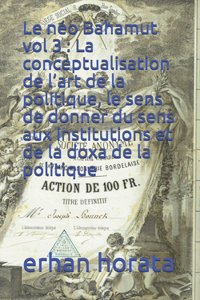 néo Bahamut vol 3: La conceptualisation de l'art de la politique, le sens de donner du sens aux institutions et de la doxa de la politique