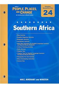 Holt People, Places, and Change Chapter 24 Resource File: Southern Africa