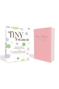 NIV, Tiny Testament Bible: New Testament, Leathersoft, Pink
