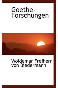 Goethe-Forschungen