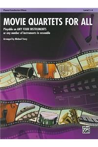 Movie Quartets for All - Pno/Conductor/Oboe