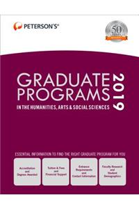 Graduate Programs in the Humanities, Arts & Social Sciences 2019 (Grad 2)