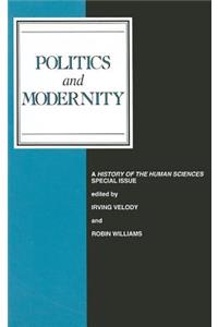 Politics and Modernity: A History of the Human Sciences Special Issue