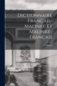 Dictionnaire Français-Malinké Et Malinké-Français