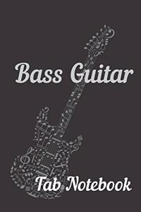 Bass Guitar Tab Notebook Journal