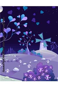 Fantastical Purple World 2019-2020 Academic Year Monthly Planner