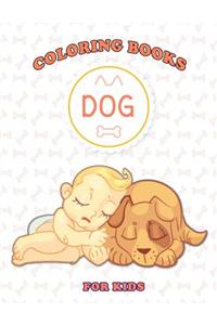 Dog Coloring Books For Kids: Cute Puppy Coloring Pages For Boys And Girls