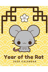 Year of The Rat 2020 Calendar