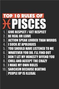 Top 10 Rules of Pisces