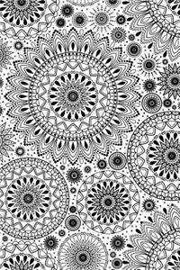 Mandala Pattern - Color My Cover Notebook