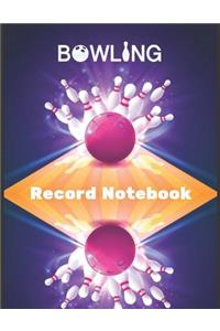 Bowling Record Notebook
