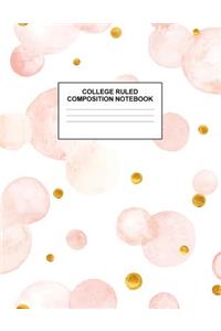 College Ruled Composition Notebook