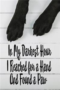 In My Darkest Hour I Reached For a Hand and Found a Paw