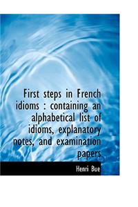 First Steps in French Idioms