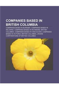 Companies Based in British Columbia