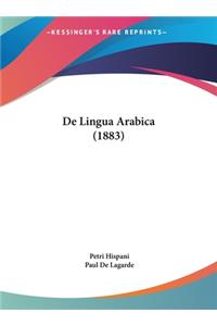 de Lingua Arabica (1883)