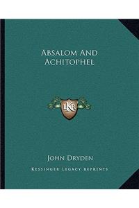 Absalom and Achitophel