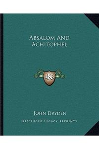 Absalom and Achitophel