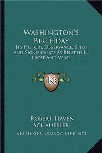 Washington's Birthday