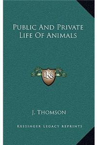 Public and Private Life of Animals