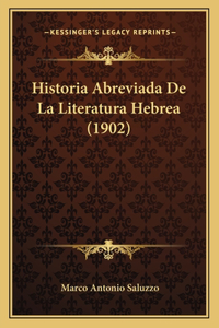 Historia Abreviada De La Literatura Hebrea (1902)