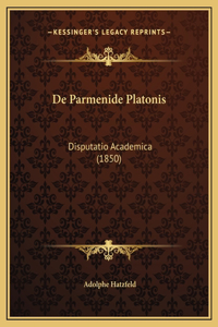 De Parmenide Platonis