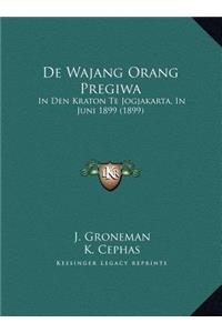 De Wajang Orang Pregiwa