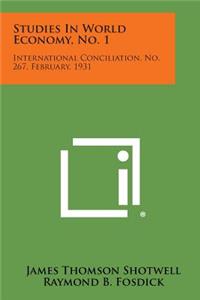 Studies in World Economy, No. 1