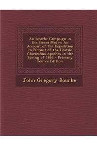 An Apache Campaign in the Sierra Madre