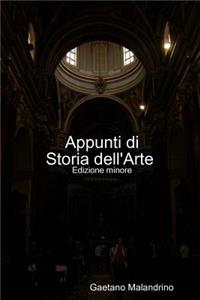 Appunti di Storia dell'Arte ed. minor