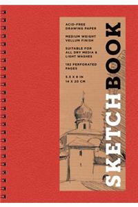 Sketchbook (Basic Small Spiral Red)
