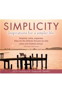 2019 Simplicity Inspirations for a Simpler Life Boxed Daily Calendar: By Sellers Publishing
